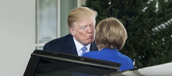 Ангела Меркел и Доналд Трамп - Sputnik Србија