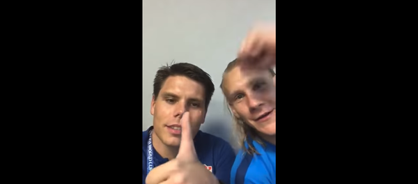 Nacistički pozdrav hrvatskih fudbalera u sred Sočija: Slava Ukrajini! - Sputnik Srbija