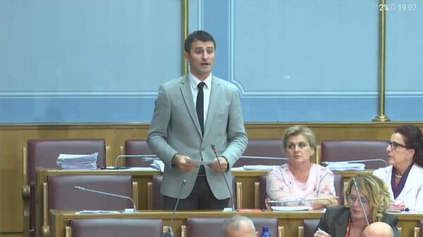 Милун Зоговић, посланик Демократске народне партије Црне Горе Милун Зоговић, посланик Демократске народне партије Црне Горе - Sputnik Србија