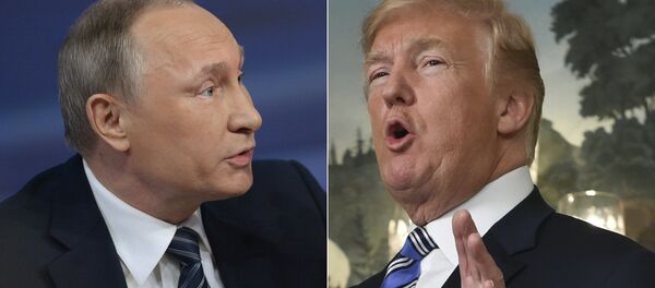 Владимир Путин и Доналд Трамп - Sputnik Србија