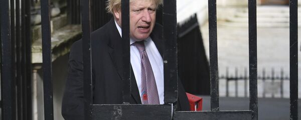 Ministar spoljnih poslova Velike Britanije Boris Džonson dolazi u Dauning strit. - Sputnik Srbija