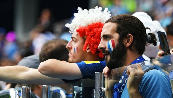 Fudbalski navijači Francuske na Svetskom prvenstvu u Rusiji - Sputnik Srbija