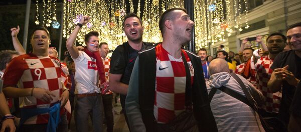 Хрватски навијачи - Sputnik Србија