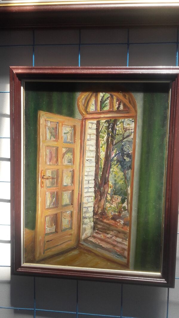 Pogled iz Gogin ateljea pretočen u sliku - Sputnik Srbija