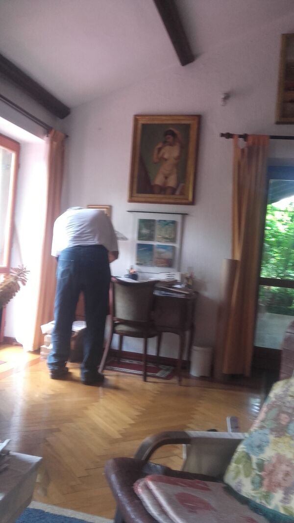 Nedeljko Neđo Goga u svom ateljeu - Sputnik Srbija