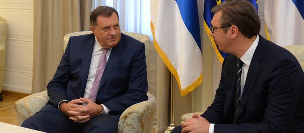 Милорад Додик и Александар Вучић Милорад Додик и Александар Вучић - Sputnik Србија