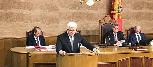 Premijer Crne Gore Duško Marković u Skupštini Crne Gore - Sputnik Srbija