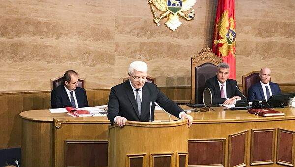 Premijer Crne Gore Duško Marković u Skupštini Crne Gore - Sputnik Srbija