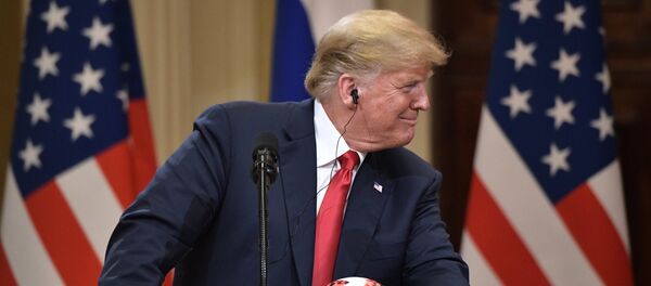 Predsednik SAD Donald Tramp na konferenciji za medije u Helsinkiju - Sputnik Srbija