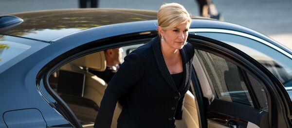 Хрватска председница Колинда Грабар Китаровић Хрватска председница Колинда Грабар Китаровић - Sputnik Србија