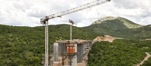 Gradnja auto-puta Bar Boljare Gradnja auto-puta Bar Boljare - Sputnik Srbija