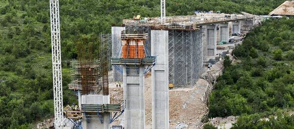 Gradnja auto-puta Bar Boljare Gradnja auto-puta Bar Boljare - Sputnik Srbija