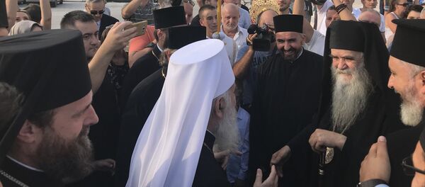 Свечани дочек српског патријарха у Подгорици - Sputnik Србија