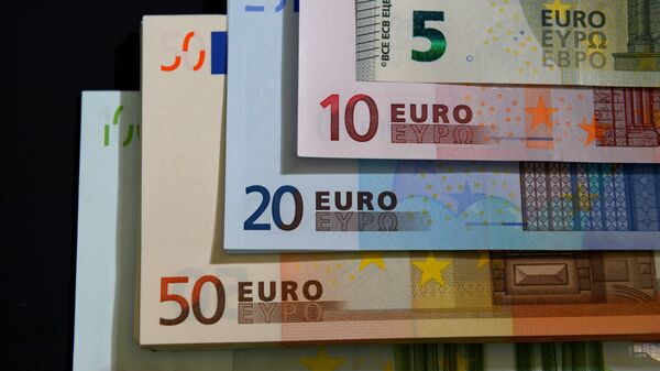 Novčanice evra različite vrednosti - Sputnik Srbija