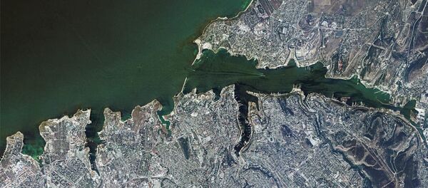 Pogled na Sevastopolj iz svemira - Sputnik Srbija