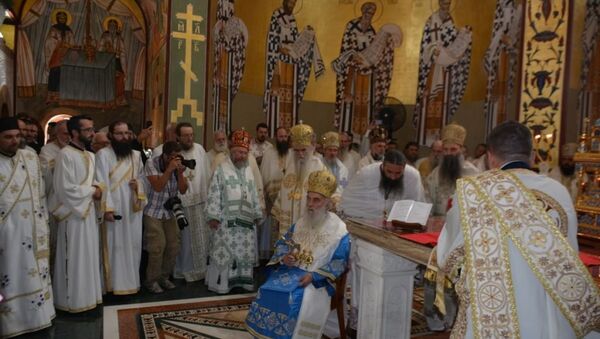 Патријарх Иринеј у Подгорици хиротонисао новог епископа Методија - Sputnik Србија