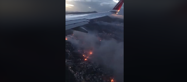 Атина, пожари снимљени из ваздуха - Sputnik Србија