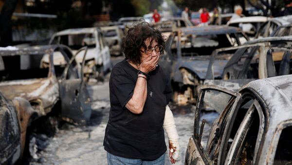 Последице пожара у код Атине у Грчкој - Sputnik Србија