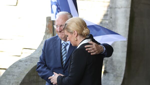 Izraelski predsednik Reuven Rivlin i predsednica Hrvatske Kolinda Grabar-Kitarović - Sputnik Srbija
