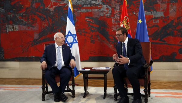 Predsednik Izraela Ruven Rivlin i predsednik Aleksandar Vučić - Sputnik Srbija