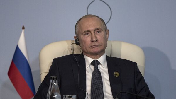 Председник Русије Владимир Путин на самиту БРИКС-а у Јоханесбургу - Sputnik Србија