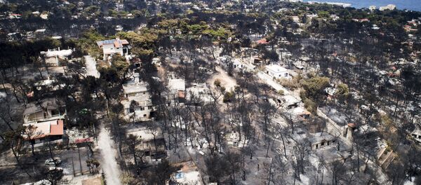 Пожар у Атини - Sputnik Србија