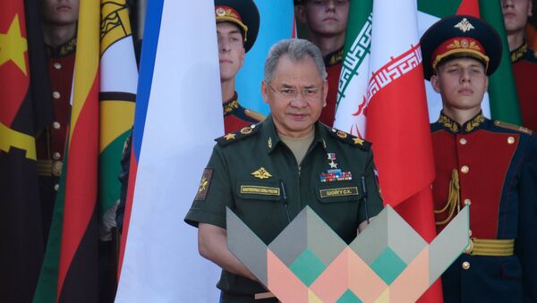 Međunarodne vojne igre otvorio je ministar odbrane Ruske Federacije Sergej Šojgu. - Sputnik Srbija