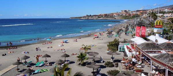 Plaža na ostrvu Tenerife Plaža na ostrvu Tenerife - Sputnik Srbija