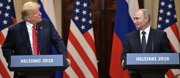 Владимир Путин и Доналд Трамп у Хелсинкију - Sputnik Србија