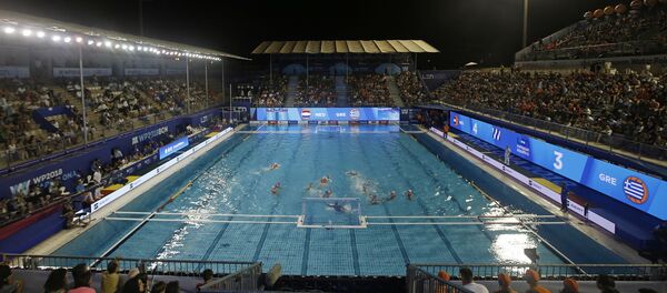 Централни базен на којем ће одмерити снаге ватерполисти Србије и Шпаније Централни базен на којем ће одмерити снаге ватерполисти Србије и Шпаније - Sputnik Србија
