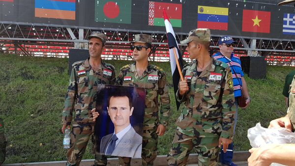 Sirijci prvi put na „Međunarodnim vojnim igrama“ u Rusiji Sirijci prvi put na „Međunarodnim vojnim igrama“ u Rusiji - Sputnik Srbija