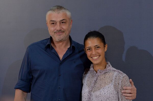 Proslavljeni košarkaš Predrag Saša Danilović sa ćerkom Olgom  - Sputnik Srbija