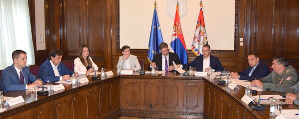 Седница Савета за националну безбедност Седница Савета за националну безбедност - Sputnik Србија