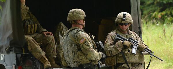 Војници КФОР на језеру Газиводе - Sputnik Србија