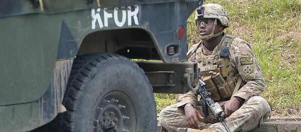 Амерички војник на Газиводама - Sputnik Србија