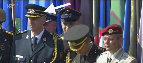 Ivan Mašulović na proslavi Oluje u Kninu - Sputnik Srbija