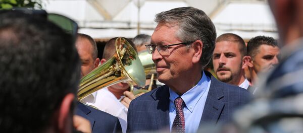 Ruski ambasador Aleksandar Čepurin na Saboru u Guči. Ruski ambasador Aleksandar Čepurin na Saboru u Guči. - Sputnik Srbija