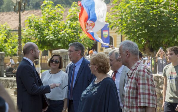 Ruski ambasador Aleksandar Čepurin na Saboru u Guči. - Sputnik Srbija