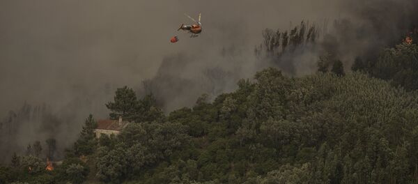 Gašenje požara na jugu Portugalije Gašenje požara na jugu Portugalije - Sputnik Srbija