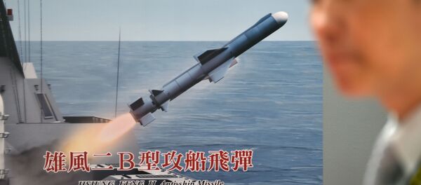 Тајванска крстарећа ракета класе земља-земља Hsiung Feng II Тајванска крстарећа ракета класе земља-земља Hsiung Feng II - Sputnik Србија
