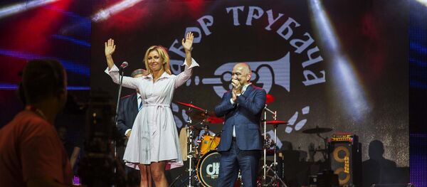 Марија Захарова на великој сцени у Гучи - Sputnik Србија