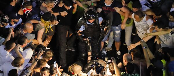 Протест у Букурешту Протест у Букурешту - Sputnik Србија