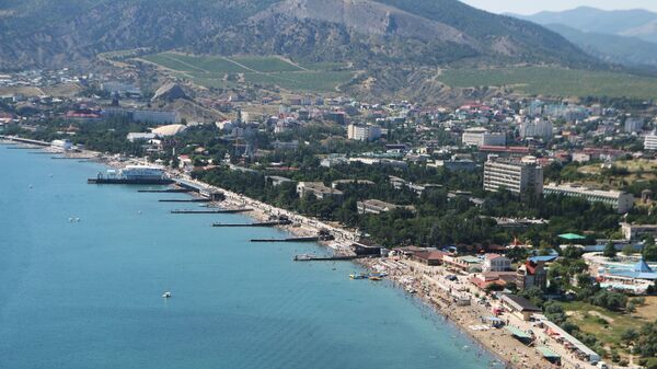 Obala Crnog mora u gradu Sudak na Krimu - Sputnik Srbija