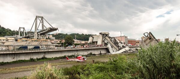 Порушени мост Моранди у Ђенови Порушени мост Моранди у Ђенови - Sputnik Србија