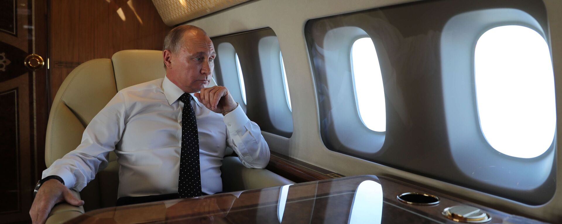 Владимир Путин у авиону - Sputnik Србија, 1920, 11.06.2021