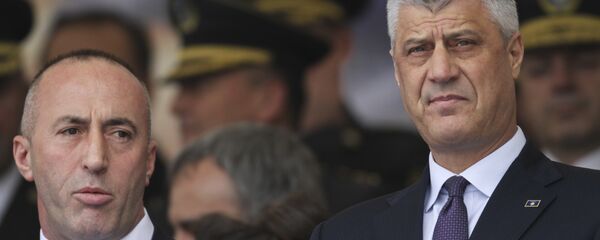 Ramuš Haradinaj i Hašim Tači - Sputnik Srbija