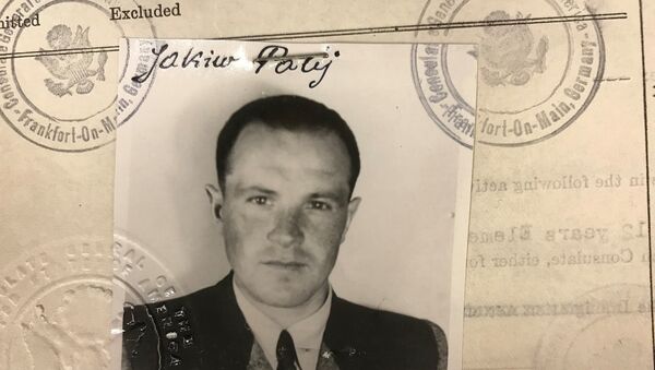 Američka viza za Jakova Palija, bivšeg čuvara u nacističkom koncentracionom logoru iz 1949. - Sputnik Srbija