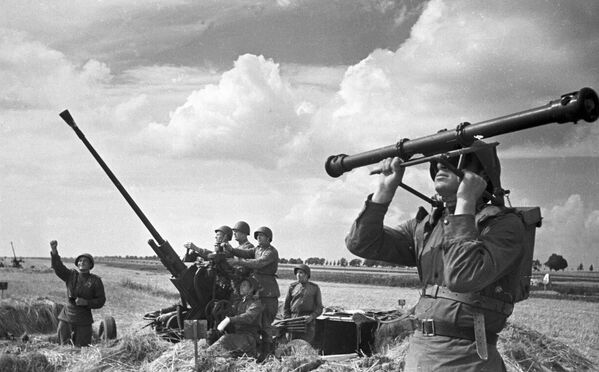 Sovjetski protivvazdušni sistemi na Kurskoj izbočini 9. avgusta 1943. - Sputnik Srbija