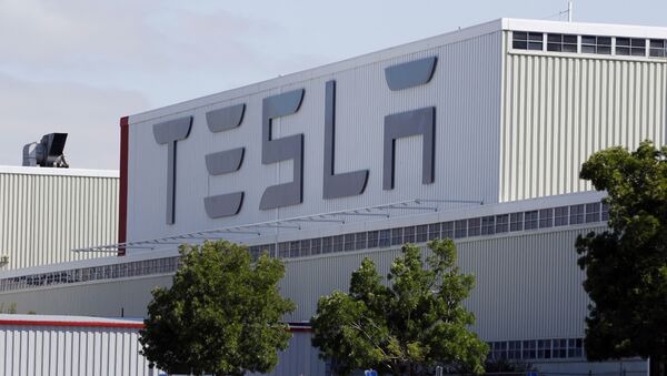 Fabrika Tesla u Fremontu u američkoj državi Kalifornija - Sputnik Srbija