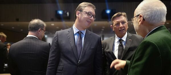 Aleksandar Vučić u Alpbahu - Sputnik Srbija